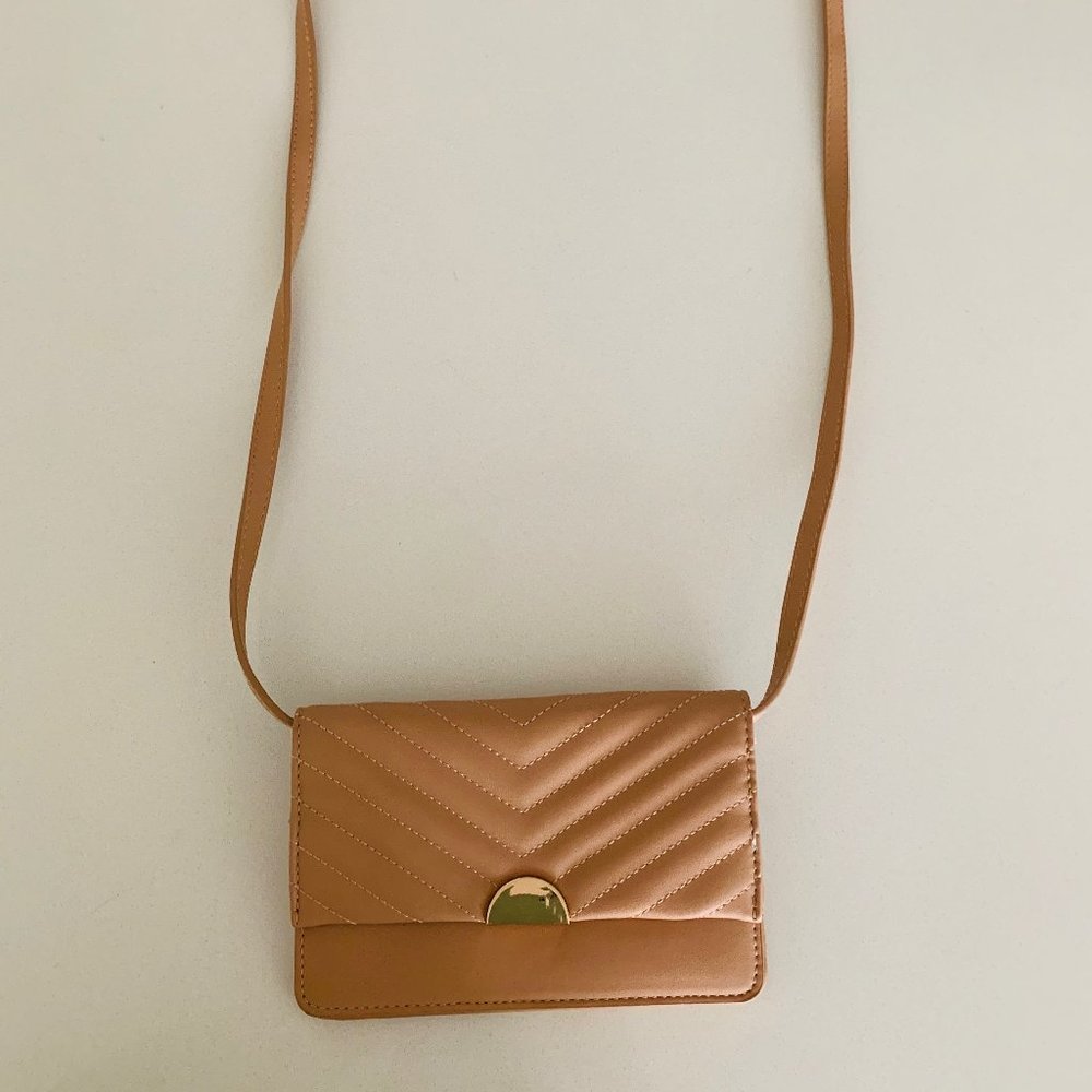 Brand New Small Beige Cross Body Bag!